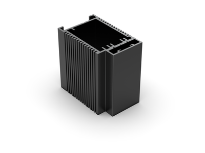 APDPH-A8 анод. черный алюминиевый профиль дверной коробки  без канта для полностью скрытого монтажа