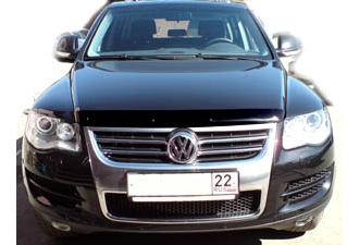 Дефлектор капота темный VW TOUAREG 2003-2010, NLD.SVOTOU0312