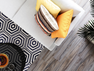 Кварц-виниловая плитка ПВХ Refloor Home Tile WS 1562 Дуб Больмен