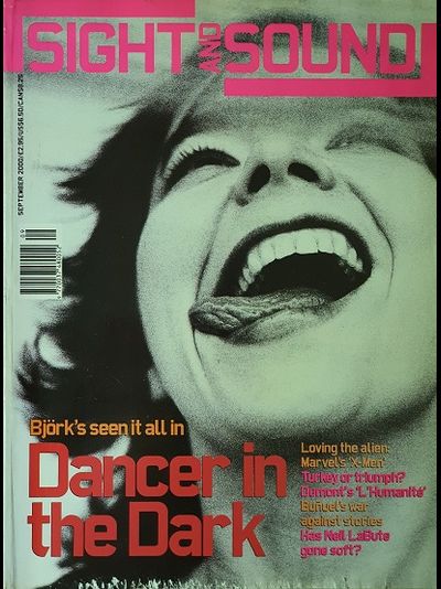 Sight And Sound Magazine September 2000 Bjork Cover Иностранные журналы о кино, Intpressshop