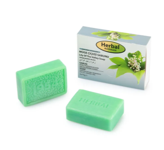 Натуральное мыло (Lilu Of The Valley Soap)  на основе масла Ши, Ландышевое Herbal 2х75гр.
