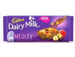 Cadbury Dairy Milk Medley Fruit Raspberry 93 г