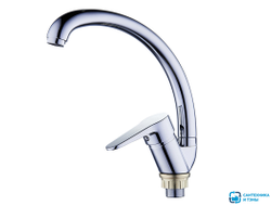 Смеситель для кухни 40к Glauf NUD4-A045 бок. ручка, п/гайку в Тамбове