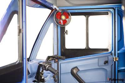 Грузовой электротрицикл Rutrike КАРГО Кабина Дуал синий