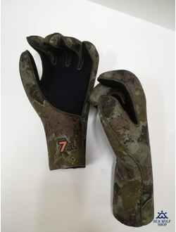 Перчатки неопреновые 5мм AquaDiscovery Anatomic Camo ОП р.XL