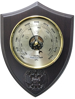 Барометр Бриг БМ91372-В гравировка герб РФ