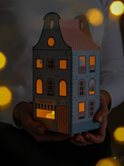 Набор "Голландский домик CHEFTEA" (чай 200г)