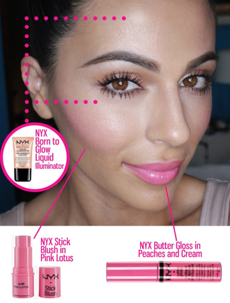 Жидкий хайлайтер иллюминатор NYX Born To Glow 01 Солнечный Луч