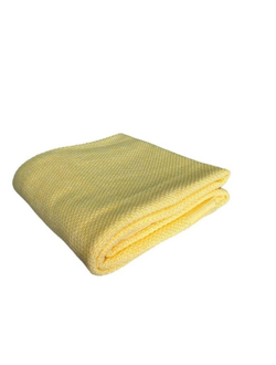 Плед вязаный "Шишки" 110*160 шампань