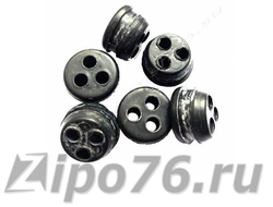 Резинка под шланг бака 3 отверстия малая