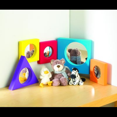 Зеркала в геометрических фигурах. Набор