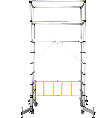 Телескопическая вышка-тура Н-3 максимальная высота установки настила 2 метра