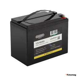 Литиевый тяговый аккумулятор Gelbert LiFePO4 (12V/40Ah/40A/480Wh) [6-EVF-45]