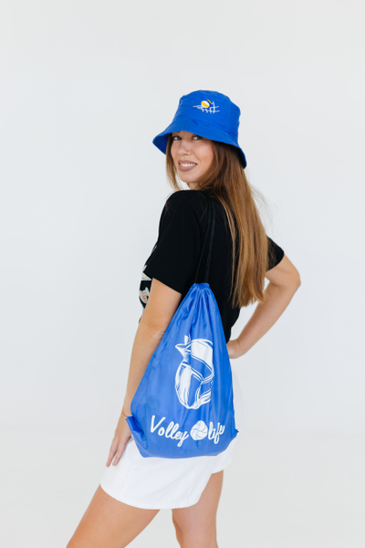 Рюкзак синий "Мяч рисованный"