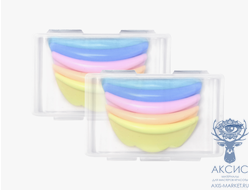 Валики силиконовые Soft Rod для ламинирования ресниц, набор 5 пар (XS, S, M, L, XL), в боксе