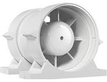 Вентилятор осевой канальный приточно-вытяжной с крепежным комплектом D100, PRO 4