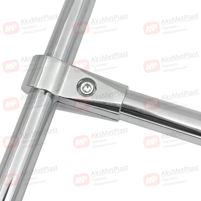 UNO-21 Соединитель 2-х труб Т-образный усиленный системы Joker-Uno d=25 мм, цвет: хром