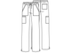 CHEROKEE брюки жен. WW160 (XXS, TRQ)