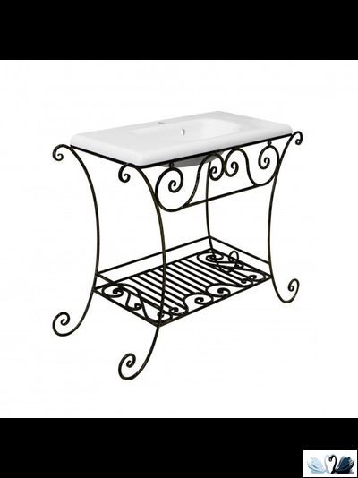 Раковина Эстет Olivia 90 х 45 см Каменная на столешницу в ванную