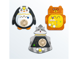 Комплект настенных бизибордов «Зоопарк»