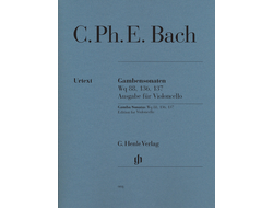 Carl Philipp Emanuel Bach Gamba Sonatas Wq 88, 136, 137