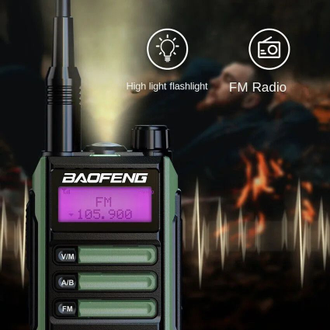 Рация зеленая Baofeng UV-16( Версия PLUS) (UHF/VHF) Большая дальность 15км