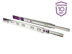 Направляющие шариковые с доводчиком SOFT SLIDE,  L=250мм, H-45мм. нагр 40кг (11.0075) AQ *