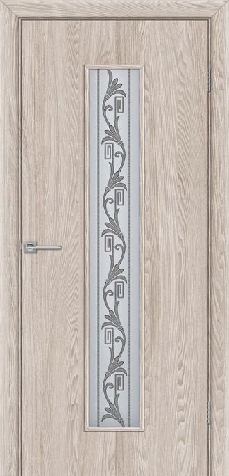 Дверь ламинированная остекленная "Вьюн Капучино "