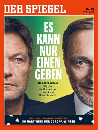 Der Spiegel Magazine 27 November 2021 Es Kann Nur Einen Geben, Иностранные журналы, Intpressshop