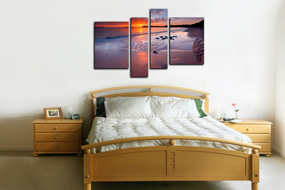 Модульная картина "Закат в раю"