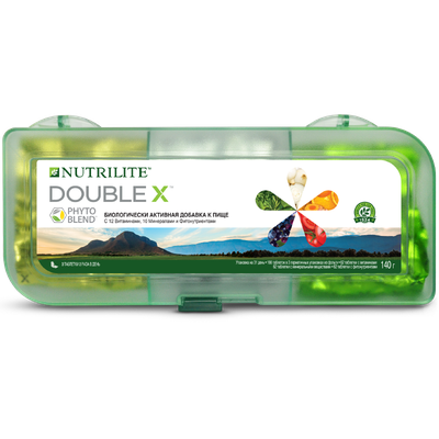 NUTRILITE DOUBLE X c витаминами, минералами и фитонутриентами, курс на 31 день