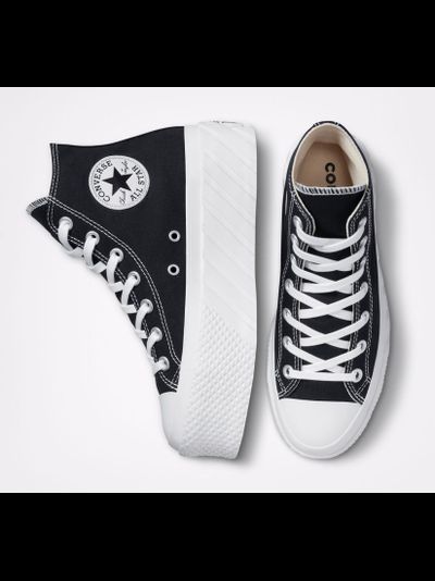 Кеды Converse Chuck Taylor All Star Lift 2X Platform черные высокие на платформе