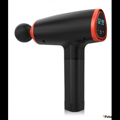 Массажер-пистолет для мышц MiniPro M06 черно-красный