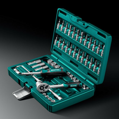 Универсальный набор инструмента KRAFTOOL X-drive 57 предметов, 1/4" (27885-H57)