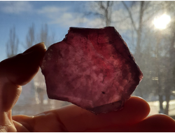 Лепидолит, Бразилия (69*57*7 мм, 53 г) №23944