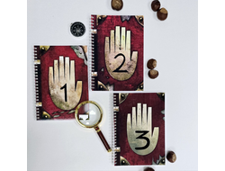 Комплект Гравити Фолз «1, 2, 3 часть» на пружине