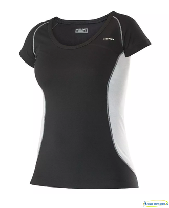 Теннисная футболка Head Club W T-Shirt Technical (black)