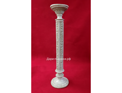Подсвечник античный 50*8,5см  0,8кг  полистоун Россия  1647//013062