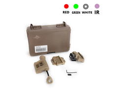 Тактический фонарь на шлем Element (W+R+G+IR) (DE)