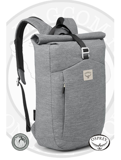 Рюкзак Osprey Arcane Roll Top Medium Grey Heather вид спереди