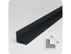 Алюминиевый внутренний уголок Лука УВО 18-27.2700.021 Муар серый