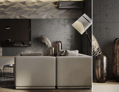 Гипсовая панель LOFT артикул M-0056