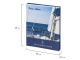 Фотоальбом BRAUBERG на 104 фотографии 10х15 см, твердая обложка, "Вид с яхты", синий, 390664