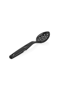 Ложка гарнирная 29,5 см., L ручки 20,5 см. перфор., поликарбонат, черная