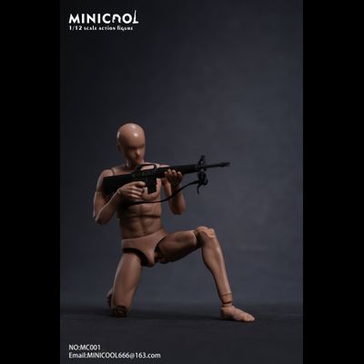 Мужское тело с фиксированной шеей - Коллекционная фигурка 1/12 scale 6-inch action figure male body (MC006) - MINI COOL