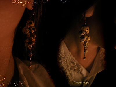 Серьги-черепа "Тропой разбойников"