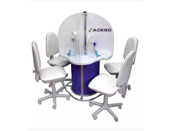 Мобильная 4-х местная компрессорная ингаляционная установка