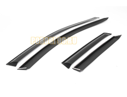 Дефлекторы окон AutoFlex, акрил для Renault Kaptur 2016-