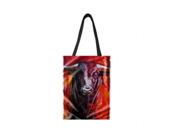 Сумка-шоппер с символикой "Быка" №3