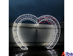 Светодиодная арка Сердце